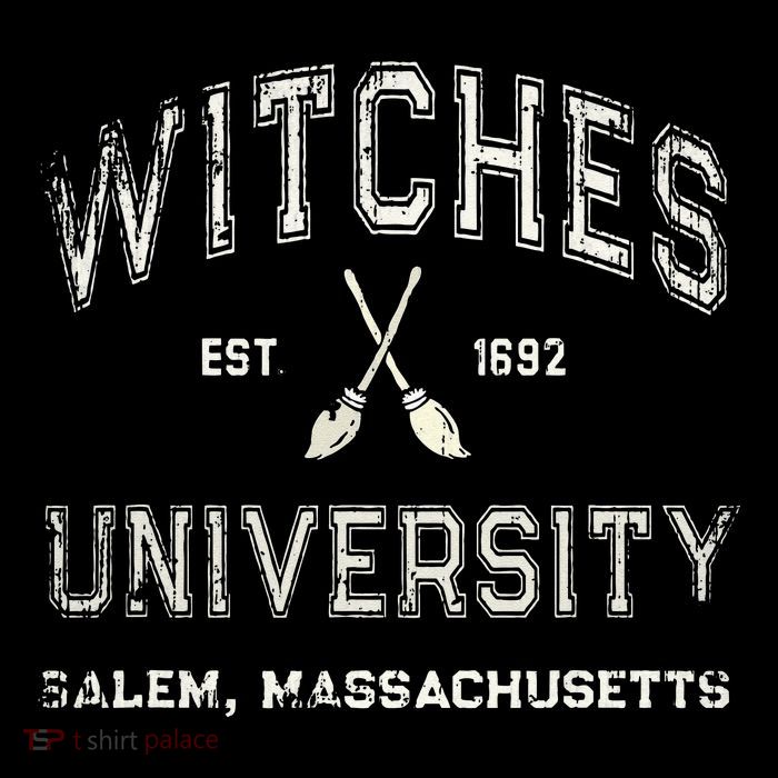 Funny Wiccan WITCHES UNIVERSITY Salem Massachusetts Witch Cooling Performance Long Sleeve Crew