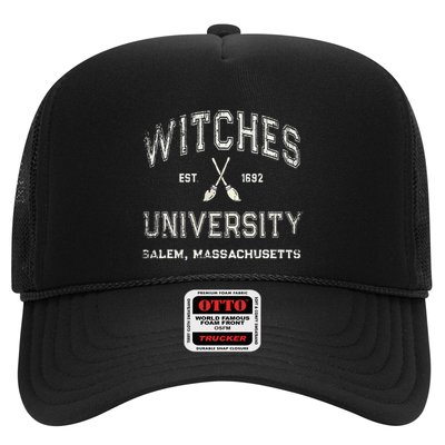 Funny Wiccan WITCHES UNIVERSITY Salem Massachusetts Witch Trucker Hat