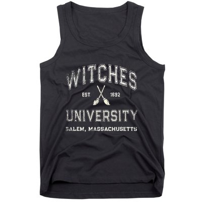 Funny Wiccan WITCHES UNIVERSITY Salem Massachusetts Witch Tank Top