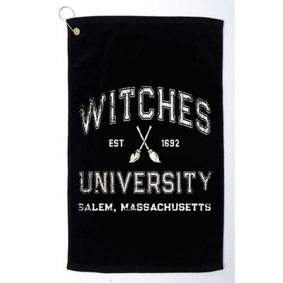 Funny Wiccan WITCHES UNIVERSITY Salem Massachusetts Witch Golf Towel