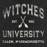 Funny Wiccan WITCHES UNIVERSITY Salem Massachusetts Witch Microfiber Hand Towel