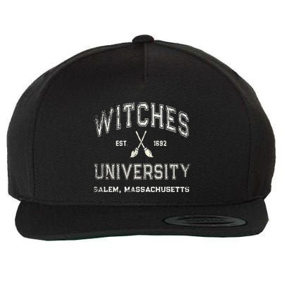 Funny Wiccan WITCHES UNIVERSITY Salem Massachusetts Witch Wool Snapback Cap