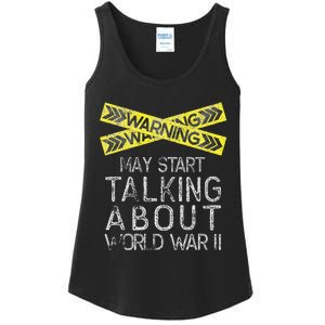 Funny World War Two WW2 History Teacher Historian History Ladies Essential Tank