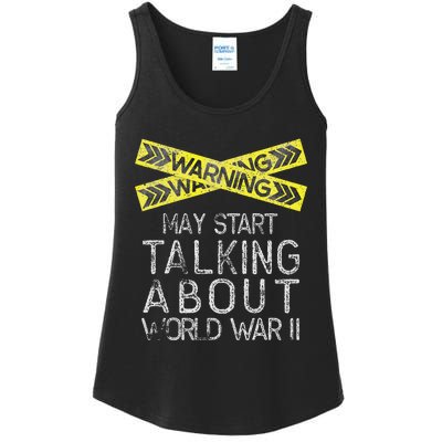 Funny World War Two WW2 History Teacher Historian History Ladies Essential Tank