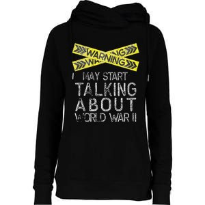 Funny World War Two WW2 History Teacher Historian History Womens Funnel Neck Pullover Hood