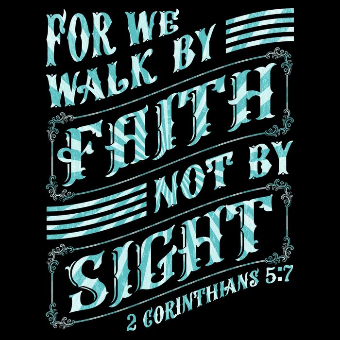 For We Walk By Faith Not By Sight Mesh Reversible Basketball Jersey Tank