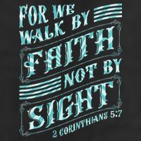 For We Walk By Faith Not By Sight 25L Jumbo Tote