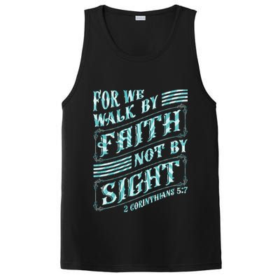 For We Walk By Faith Not By Sight PosiCharge Competitor Tank