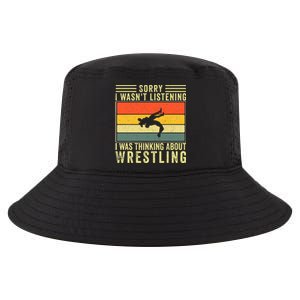 Funny Wrestling Wrestler Design Wrestle Cool Comfort Performance Bucket Hat