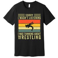 Funny Wrestling Wrestler Design Wrestle Premium T-Shirt