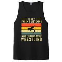 Funny Wrestling Wrestler Design Wrestle PosiCharge Competitor Tank