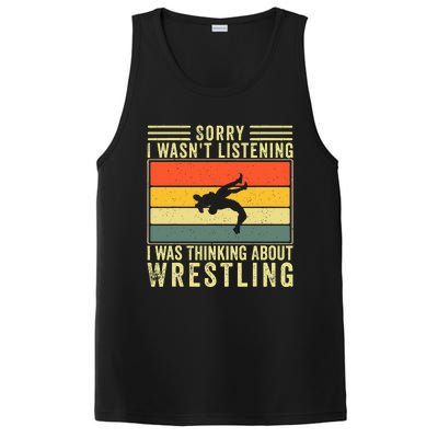 Funny Wrestling Wrestler Design Wrestle PosiCharge Competitor Tank