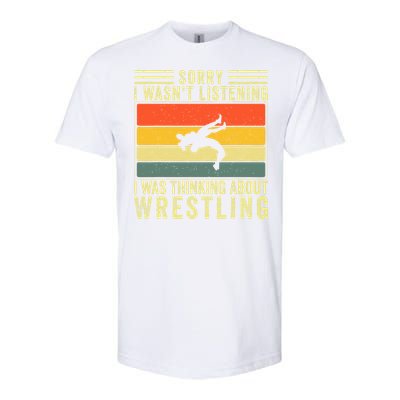 Funny Wrestling Wrestler Design Wrestle Softstyle® CVC T-Shirt