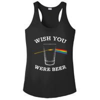 Funny Wish you Were Beer Beer Drinker Ladies PosiCharge Competitor Racerback Tank