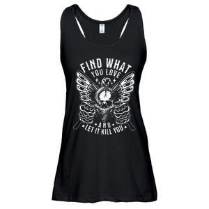 Find What You Love And Let It Kill You Tattoo Syle Ladies Essential Flowy Tank