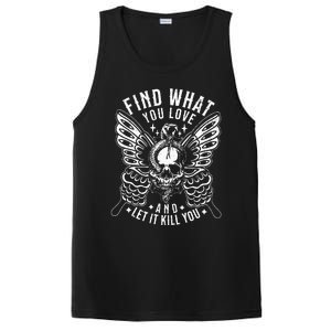 Find What You Love And Let It Kill You Tattoo Syle PosiCharge Competitor Tank