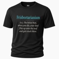 Frisbeetarianism, When Your Soul Flies Up On The Roof! Cooling Performance Crew T-Shirt