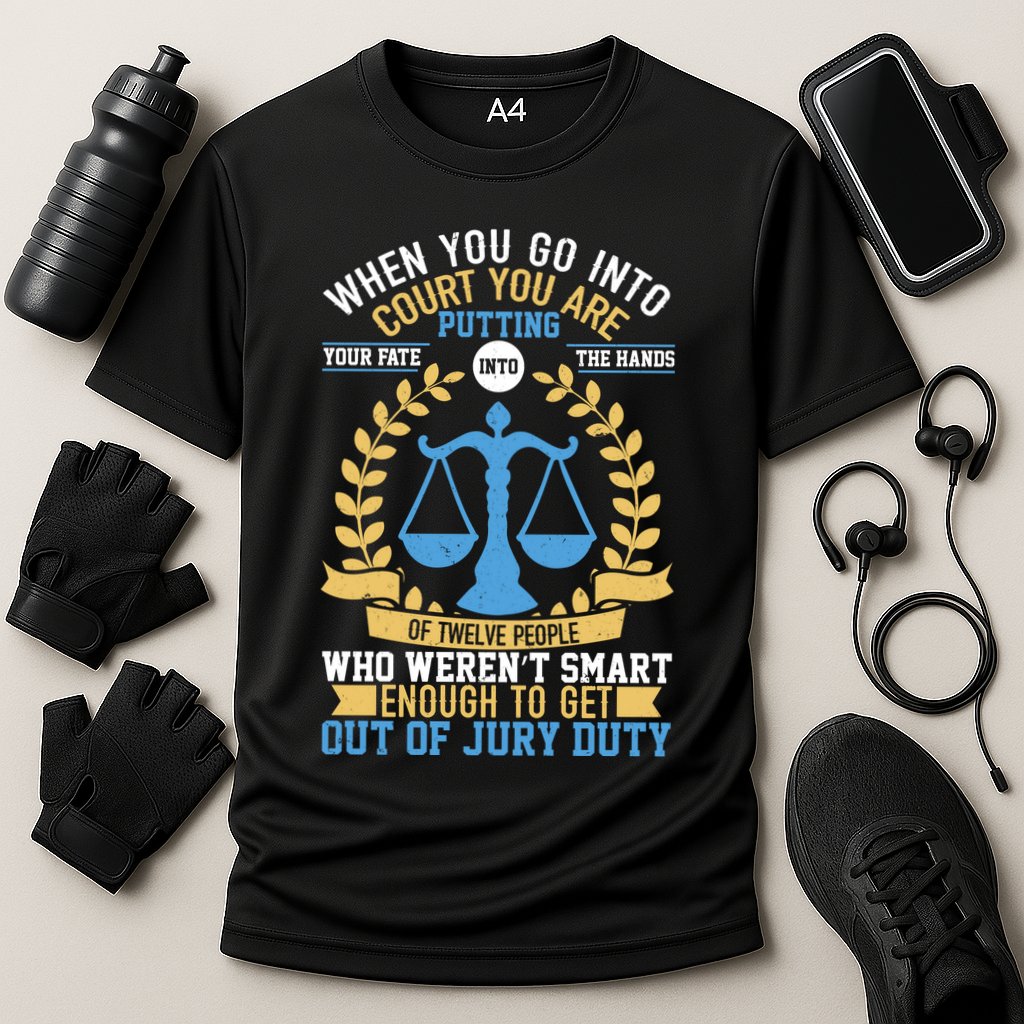 Funny When You Go Into Court Performance Shirt
