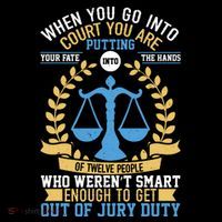 Funny When You Go Into Court Youth Performance Sprint T-Shirt