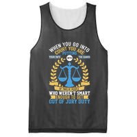 Funny When You Go Into Court Mesh Reversible Basketball Jersey Tank