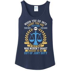 Funny When You Go Into Court Ladies Essential Tank