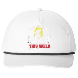 Funny Welder Yes I Know I'm On Fire Let Me Finish Snapback Five-Panel Rope Hat