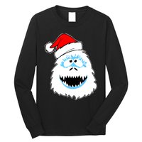 Funny Xmas Abominable Snowman Bigfoot Yeti Retro Christmas Long Sleeve Shirt