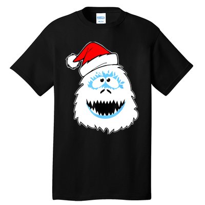 Funny Xmas Abominable Snowman Bigfoot Yeti Retro Christmas Tall T-Shirt