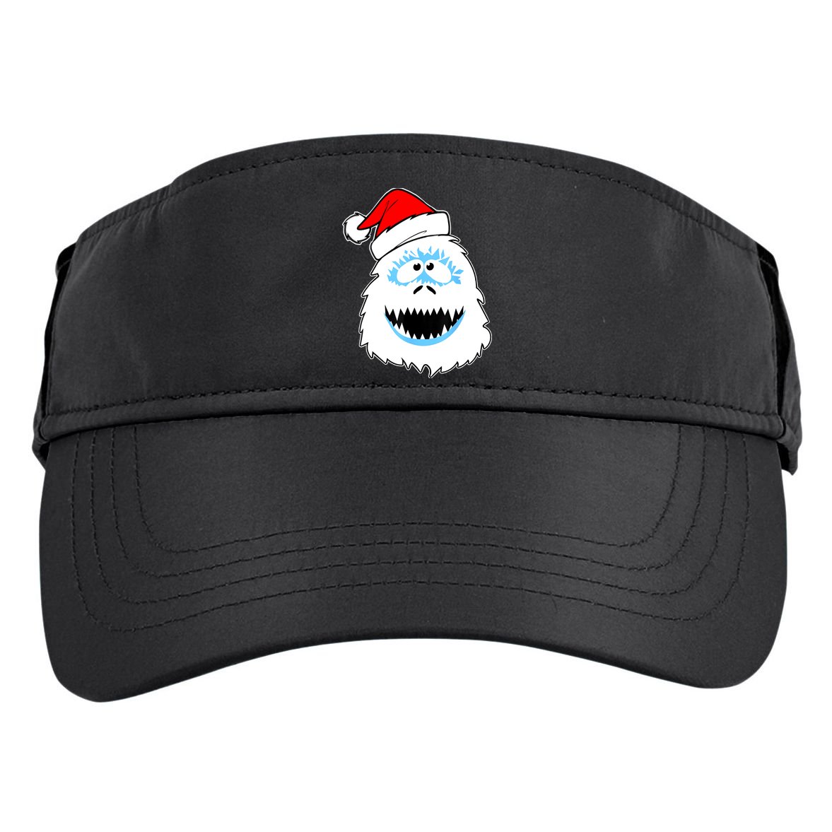 Funny Xmas Abominable Snowman Bigfoot Yeti Retro Christmas Adult Drive Performance Visor
