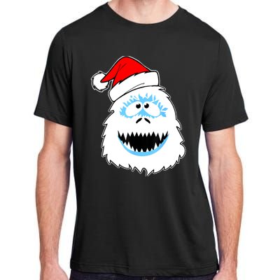 Funny Xmas Abominable Snowman Bigfoot Yeti Retro Christmas Adult ChromaSoft Performance T-Shirt