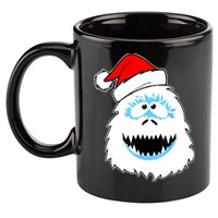 Funny Xmas Abominable Snowman Bigfoot Yeti Retro Christmas 11oz C Handle Ceramic Mug