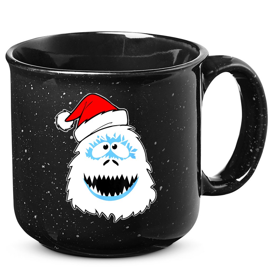 Funny Xmas Abominable Snowman Bigfoot Yeti Retro Christmas 15oz Campfire Ceramic Mug