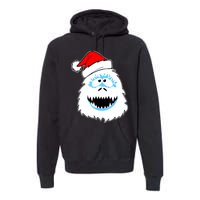 Funny Xmas Abominable Snowman Bigfoot Yeti Retro Christmas Premium Hoodie