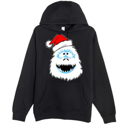 Funny Xmas Abominable Snowman Bigfoot Yeti Retro Christmas Premium Pullover Hoodie