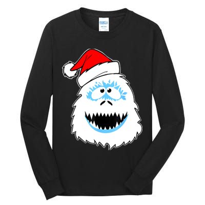 Funny Xmas Abominable Snowman Bigfoot Yeti Retro Christmas Tall Long Sleeve T-Shirt