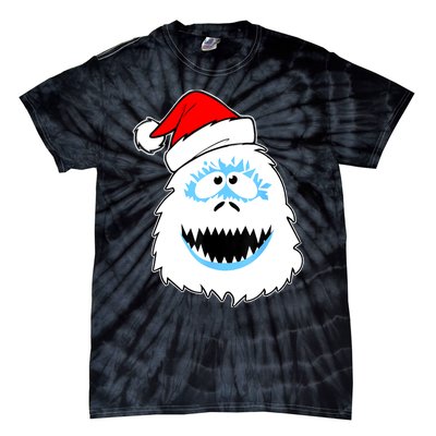 Funny Xmas Abominable Snowman Bigfoot Yeti Retro Christmas Tie-Dye T-Shirt