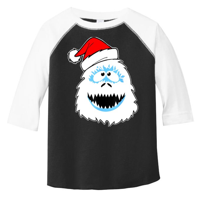 Funny Xmas Abominable Snowman Bigfoot Yeti Retro Christmas Toddler Fine Jersey T-Shirt