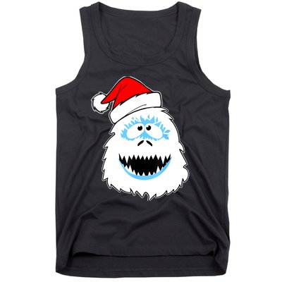 Funny Xmas Abominable Snowman Bigfoot Yeti Retro Christmas Tank Top