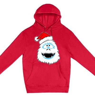 Funny Xmas Abominable Snowman Bigfoot Yeti Retro Christmas Premium Pullover Hoodie