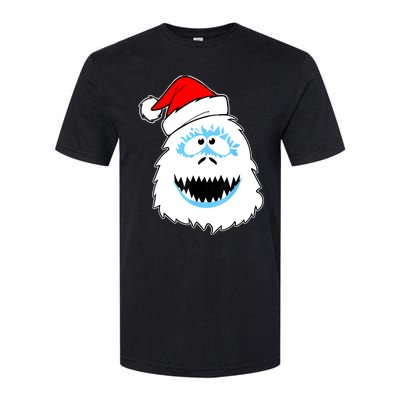 Funny Xmas Abominable Snowman Bigfoot Yeti Retro Christmas Softstyle CVC T-Shirt