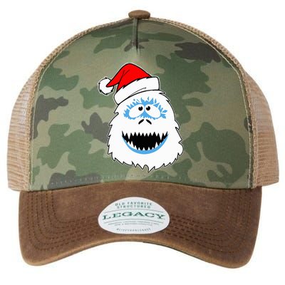 Funny Xmas Abominable Snowman Bigfoot Yeti Retro Christmas Legacy Tie Dye Trucker Hat