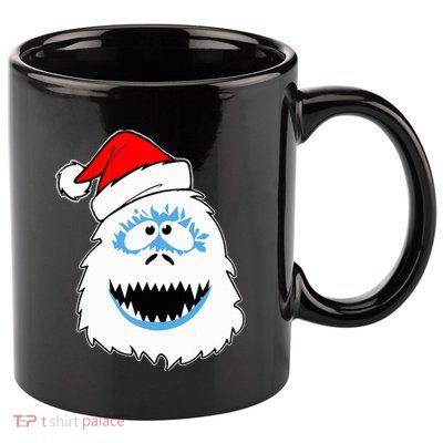 Funny Xmas Abominable Snowman Bigfoot Yeti Retro Christmas 11oz C Handle Ceramic Mug