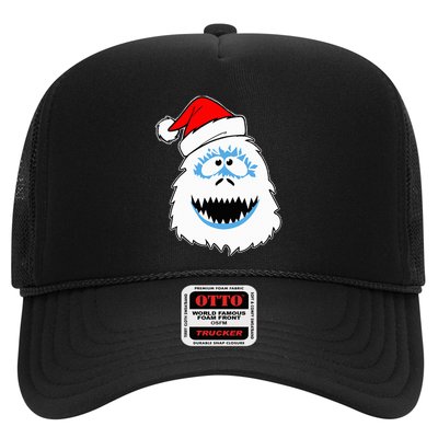 Funny Xmas Abominable Snowman Bigfoot Yeti Retro Christmas Trucker Hat
