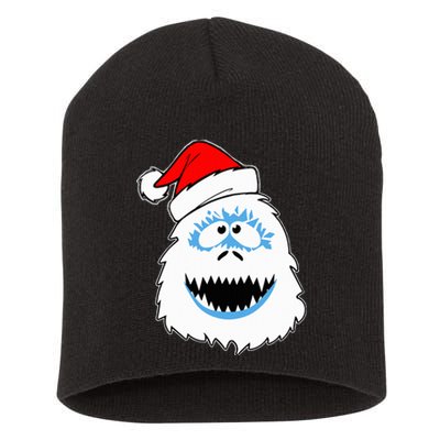 Funny Xmas Abominable Snowman Bigfoot Yeti Retro Christmas Short Acrylic Beanie