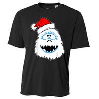 Funny Xmas Abominable Snowman Bigfoot Yeti Retro Christmas Cooling Performance Crew T-Shirt