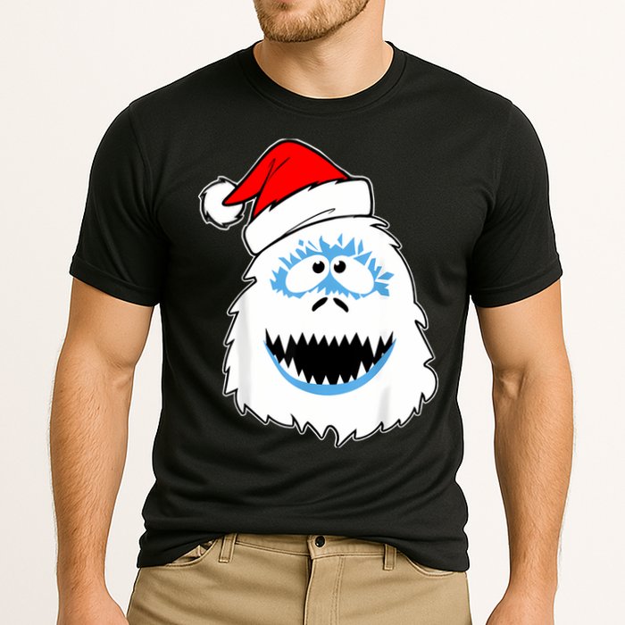 Funny Xmas Abominable Snowman Bigfoot Yeti Retro Christmas Cooling Performance Crew T-Shirt