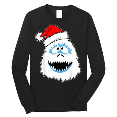Funny Xmas Abominable Snowman Bigfoot Yeti Retro Christmas Long Sleeve Shirt