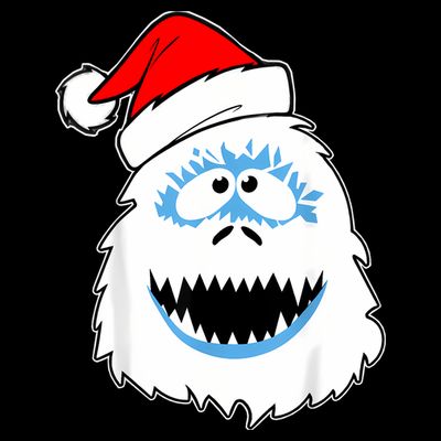 Funny Xmas Abominable Snowman Bigfoot Yeti Retro Christmas T-Shirt