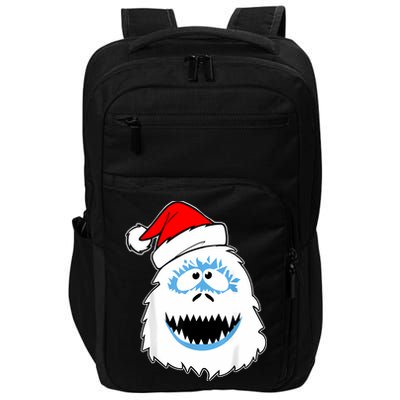 Funny Xmas Abominable Snowman Bigfoot Yeti Retro Christmas Impact Tech Backpack