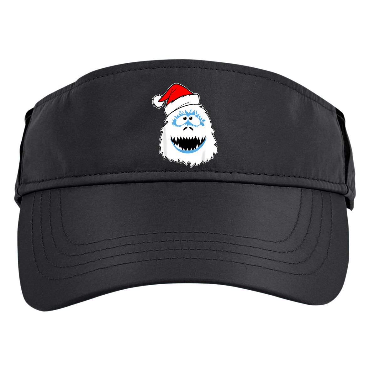 Funny Xmas Abominable Snowman Bigfoot Yeti Retro Christmas Adult Drive Performance Visor
